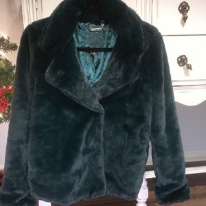 Emerald Green Faux Fur Jou Jou Jacket